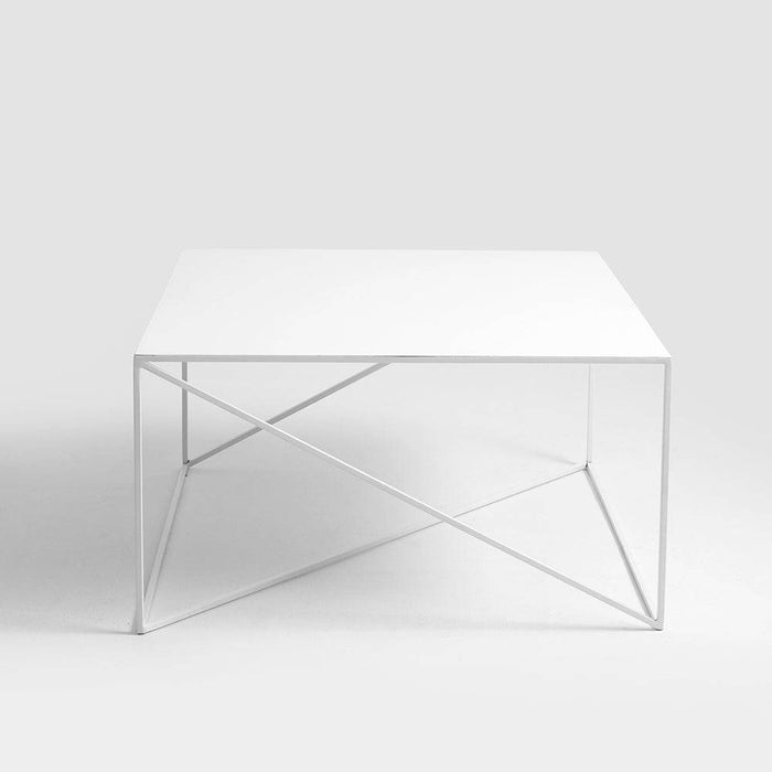 Tavolino MEMO METAL 80x80 Bianco