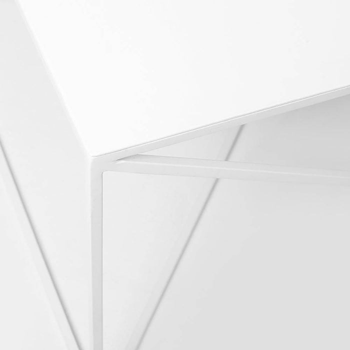 Tavolino MEMO METAL 100x100 Bianco