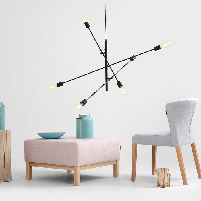 Lampada TWIGO 6 - Nero