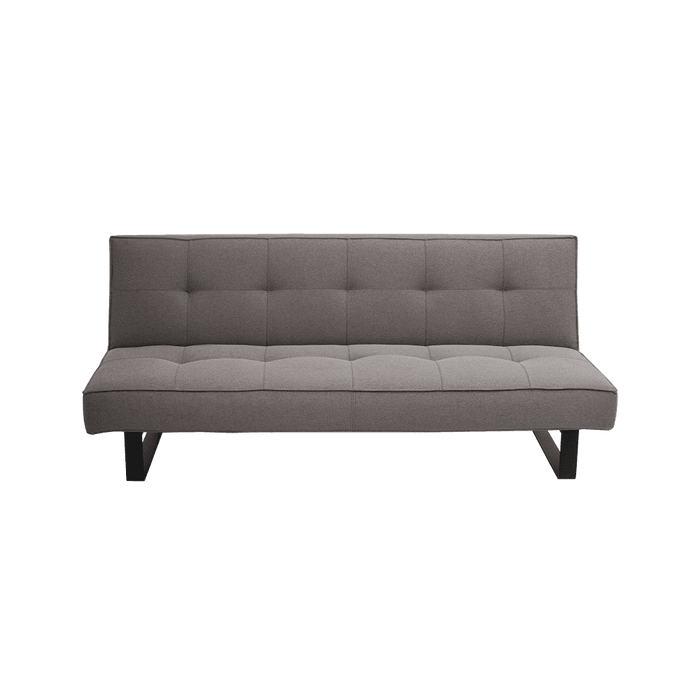 Divano Letto 2 Posti Sleek, Acciaio Nero