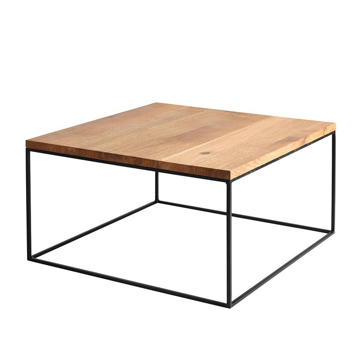 Tavolino Tensio Legno Massello 80 - Nero