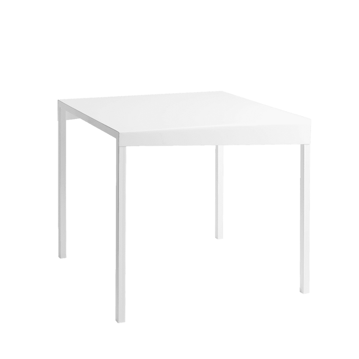 Tavolino OBROOS METAL 80, bianco