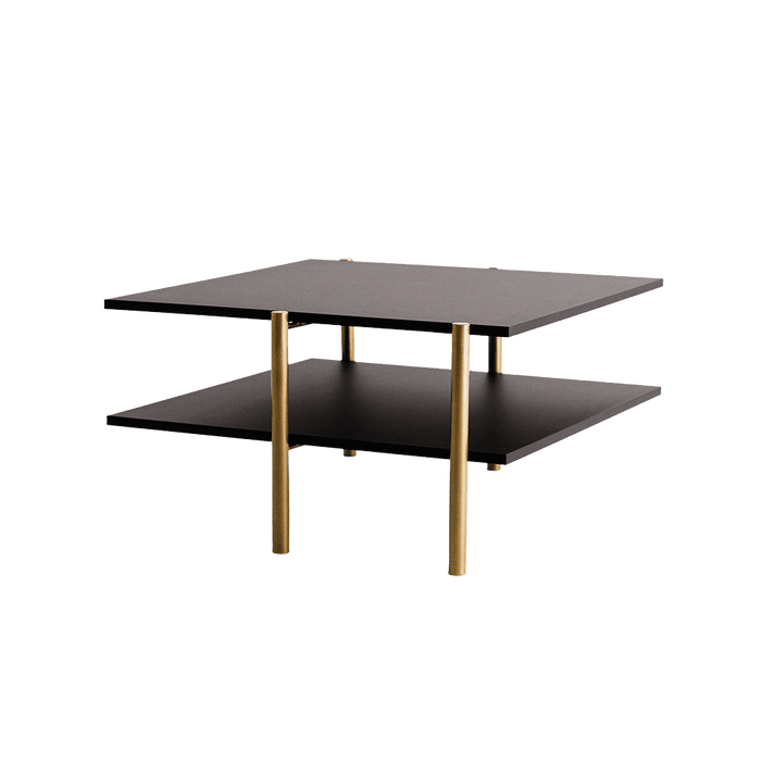 Tavolino RAVE BASIC 80 - nero, oro
