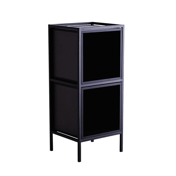 Rack SKAP Nero - 1 Ripiano 2 Box