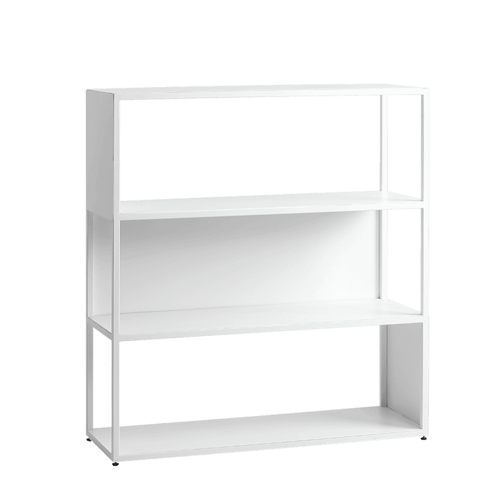 Libreria HYLLER SIDE METAL 100x110, bianco