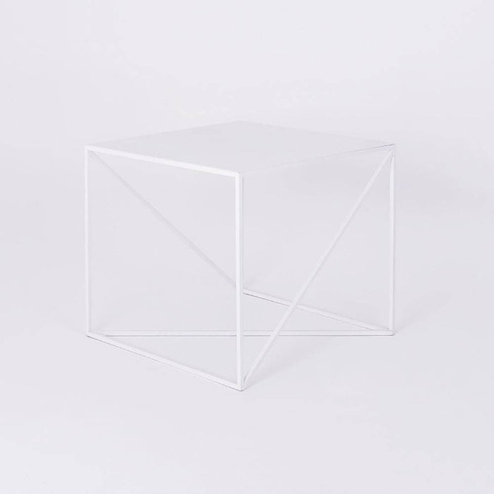 Tavolino laterale MEMO 50x50, Bianco