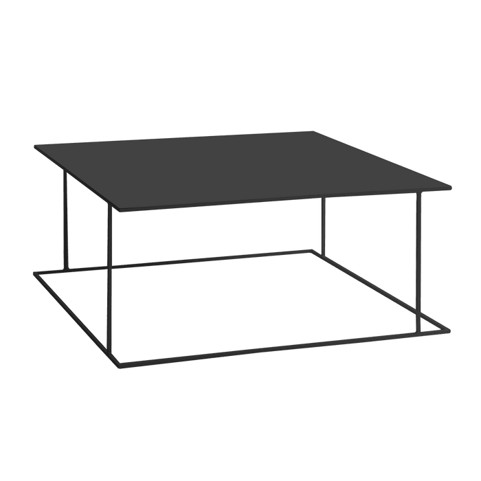 Tavolino WALT METAL 100x100 nero