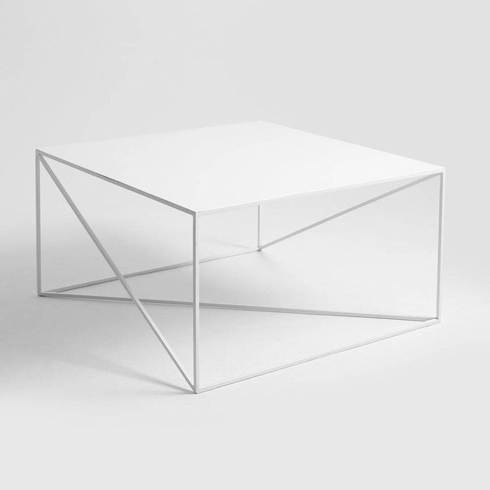 Tavolino MEMO METAL 80x80 Bianco