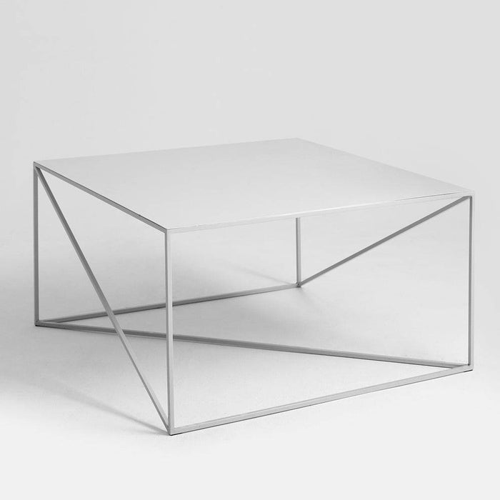 Tavolino MEMO METAL 80x80 grigio