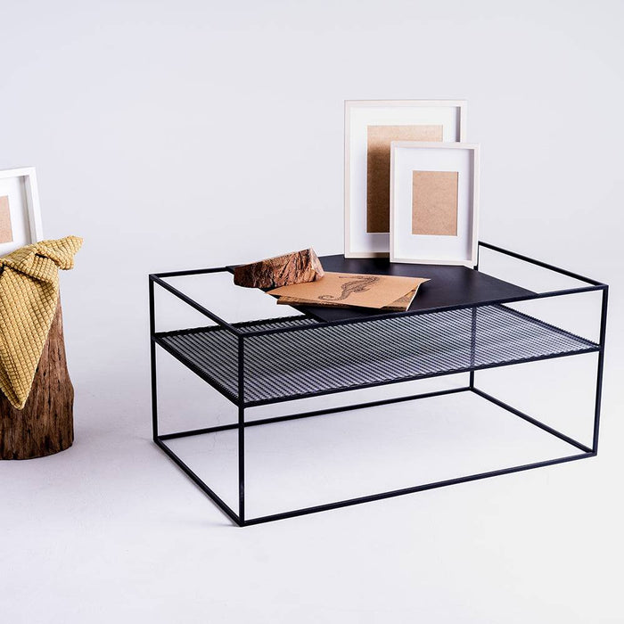 Tavolino MATRIX METAL 100x60 - nero