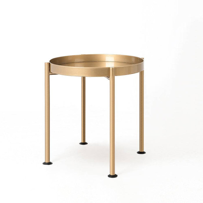Tavolino da caffè HANNA METAL - oro