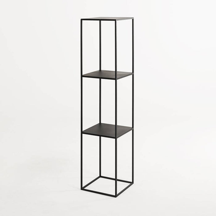 Libreria TENSIO PILLAR 3F 140x30, nero