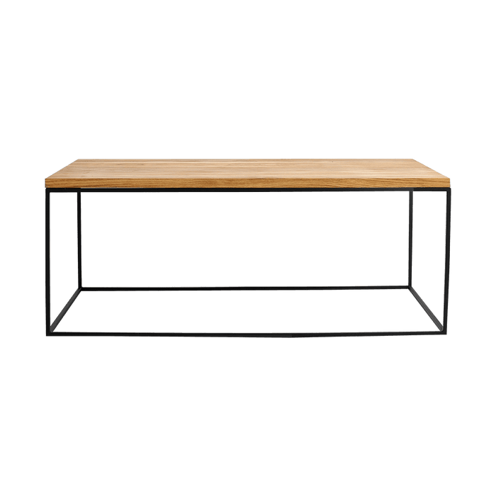 Tavolino Tensio Legno Massello 100x60 - Nero