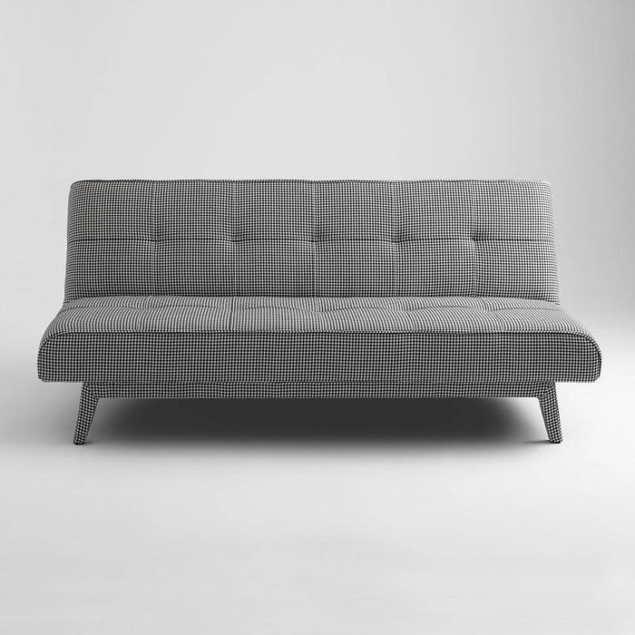 Divano letto 2 posti MODES Dark Pepita, nero