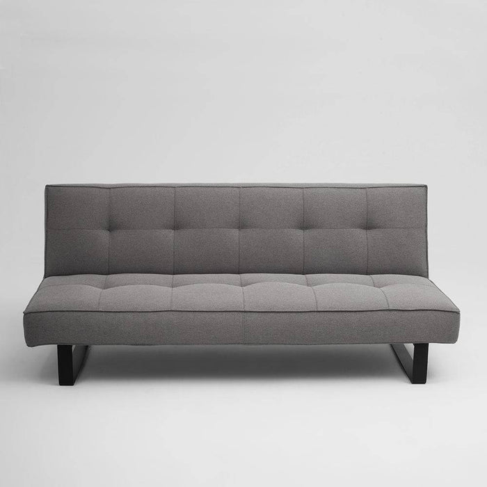 Divano Letto 2 Posti Sleek, Acciaio Nero