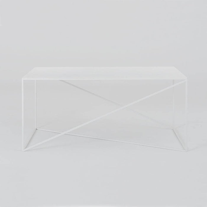 Tavolino MEMO METAL 100x60 Bianco