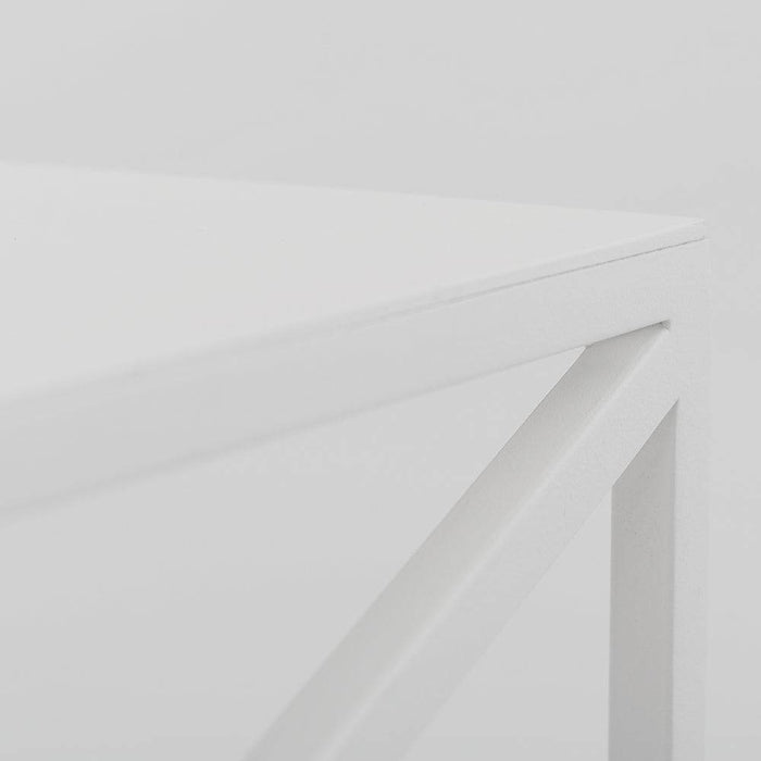 Tavolino MEMO METAL 100x60 Bianco