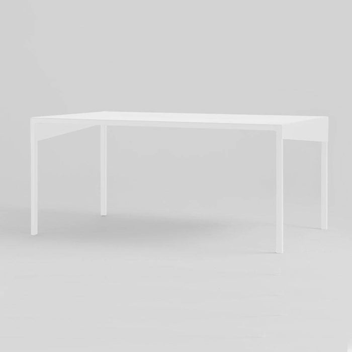 Tavolino OBROOS METAL 100x60, bianco