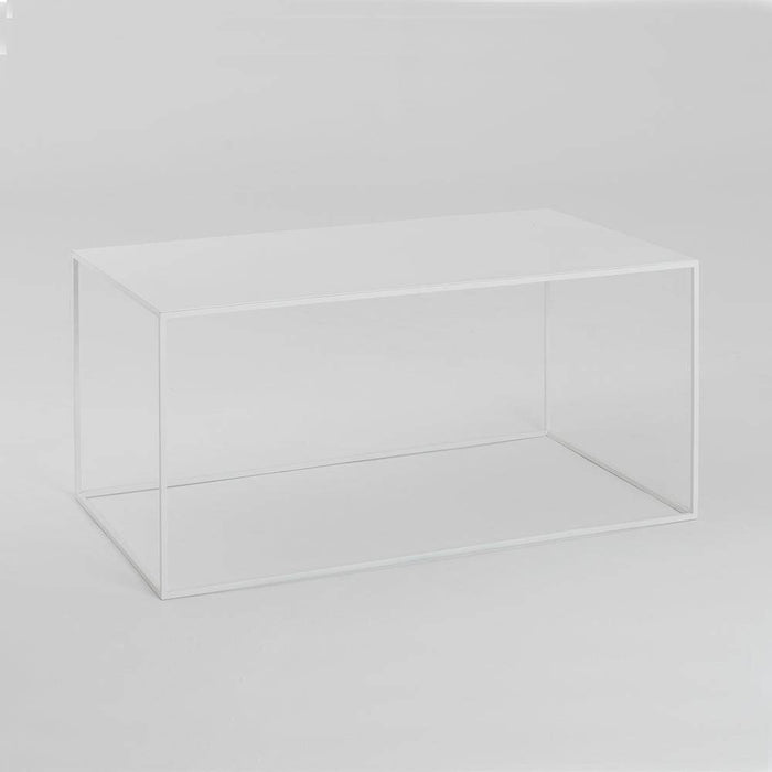 Tavolino TENSIO METAL 100x60, bianco