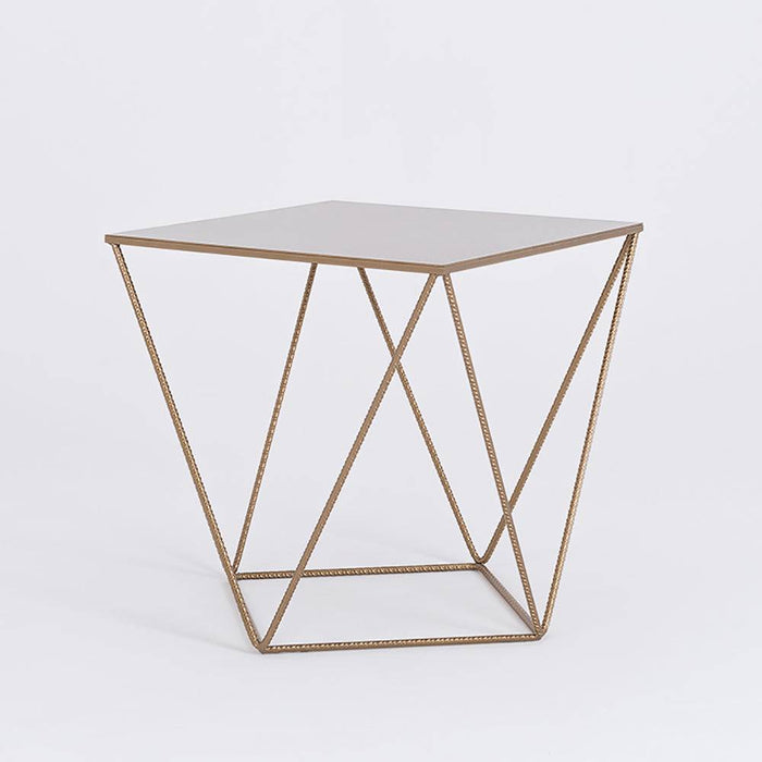 Tavolino DARYL METAL 60, oro