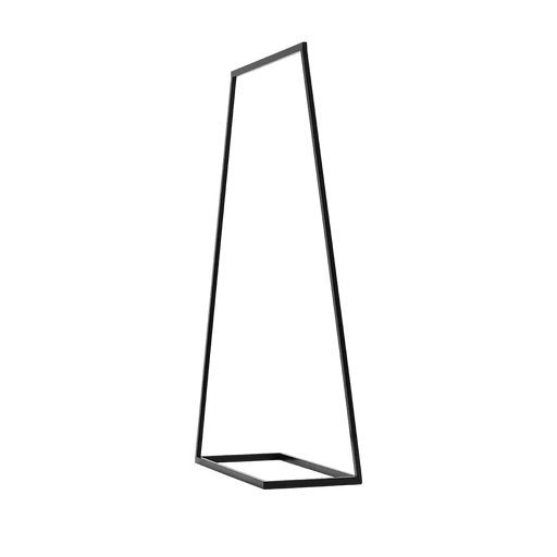 Appendiabiti HALL 100 in metallo nero con struttura minimalista, ideale per ingresso o zona living, design elegante e moderno.