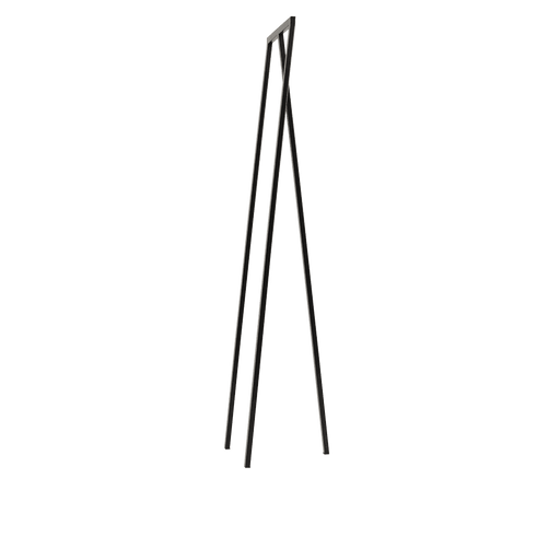 Appendiabiti design KAYA S nero con struttura in metallo nero, altezza 173 cm, stile minimalista ed elegante, ideale per ingresso o camera