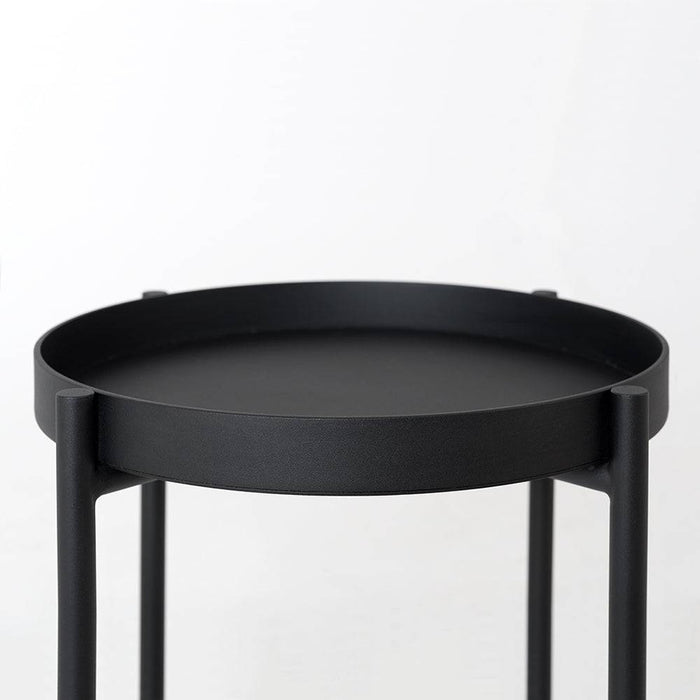 Tavolino laterale HANNA METAL - nero