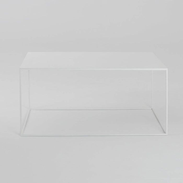 Tavolino TENSIO METAL 100x60, bianco