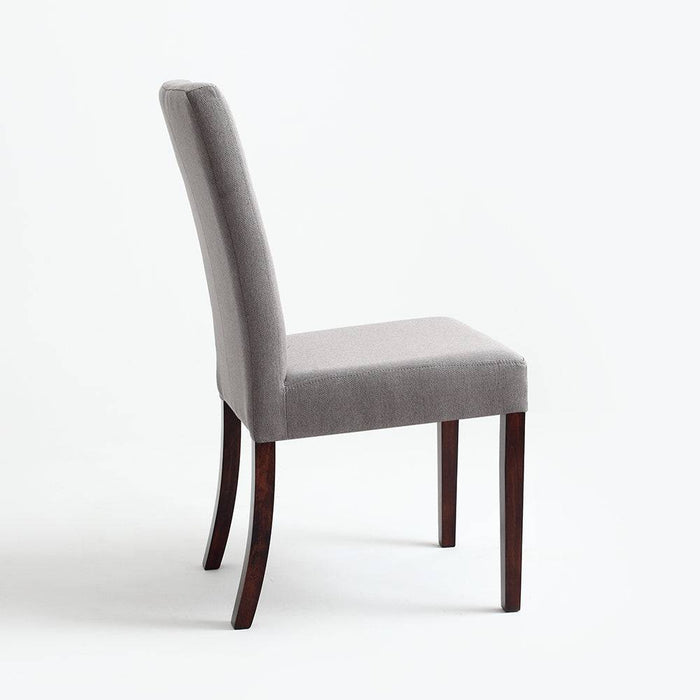 Sedia Wilton 98 Steel, Noce