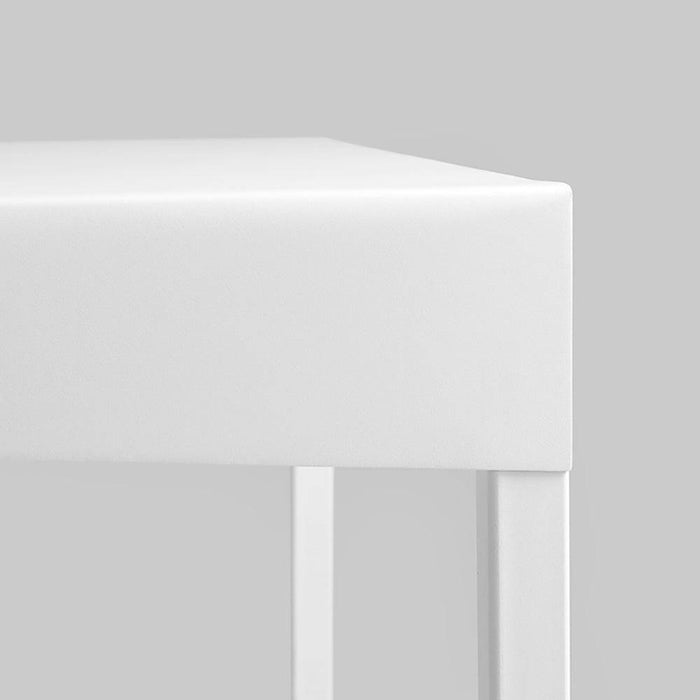 Tavolino OBROOS METAL 80, bianco