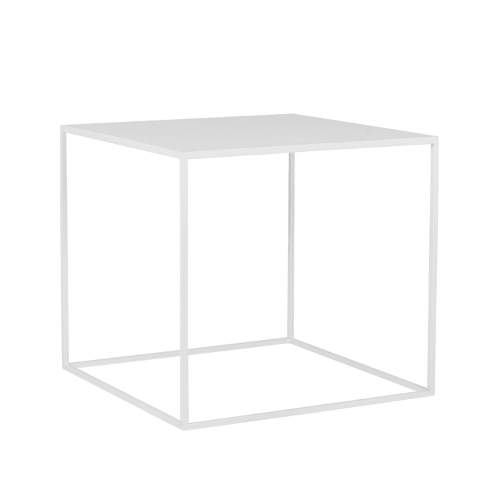Tavolino Tensio Metal 50 Bianco