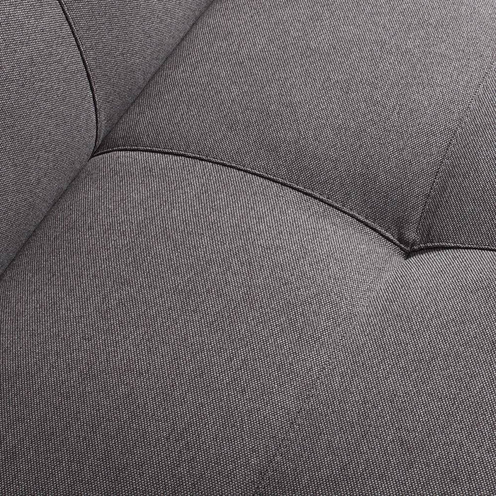 Divano Letto 2 Posti Sleek, Acciaio Nero