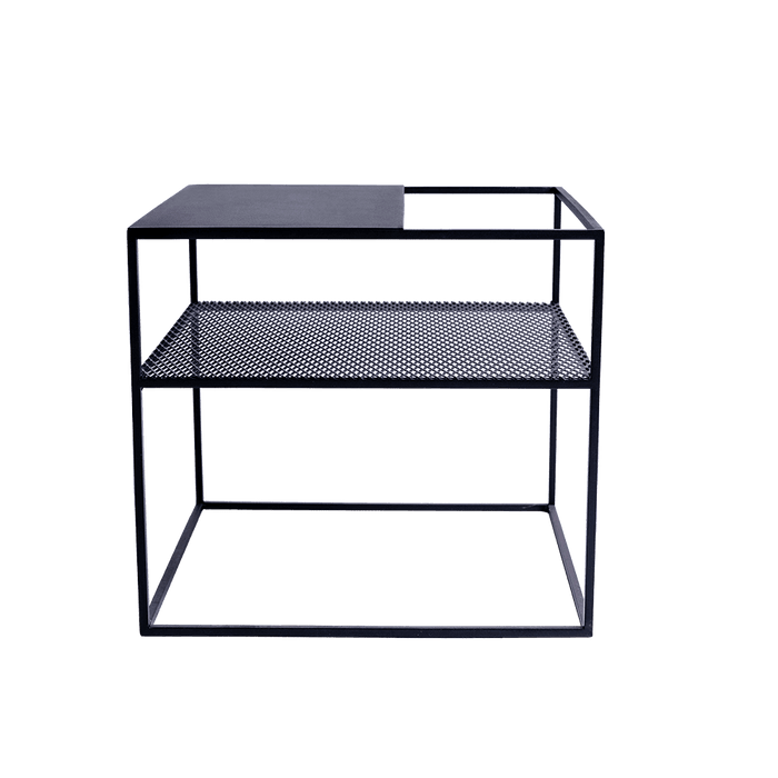 Tavolino da Caffè MATRIX Metallo 50, Nero