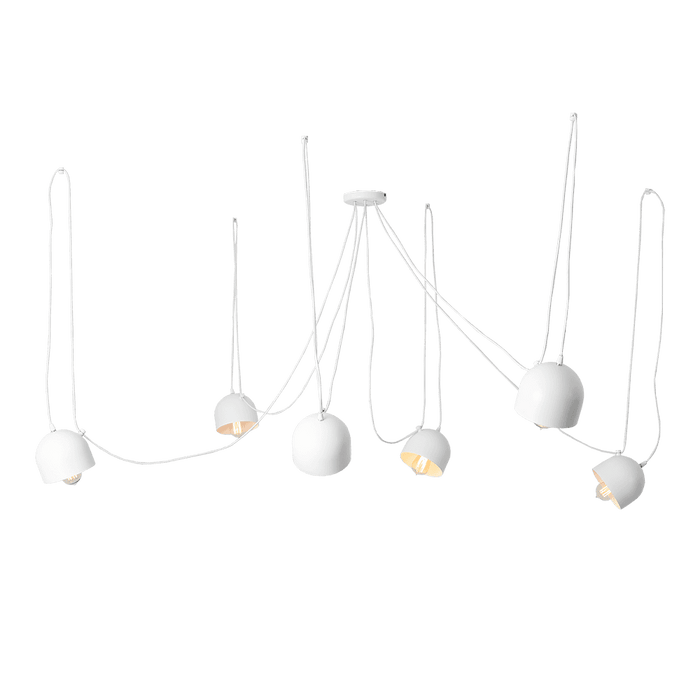 Lampadario POPO 6 - Bianco