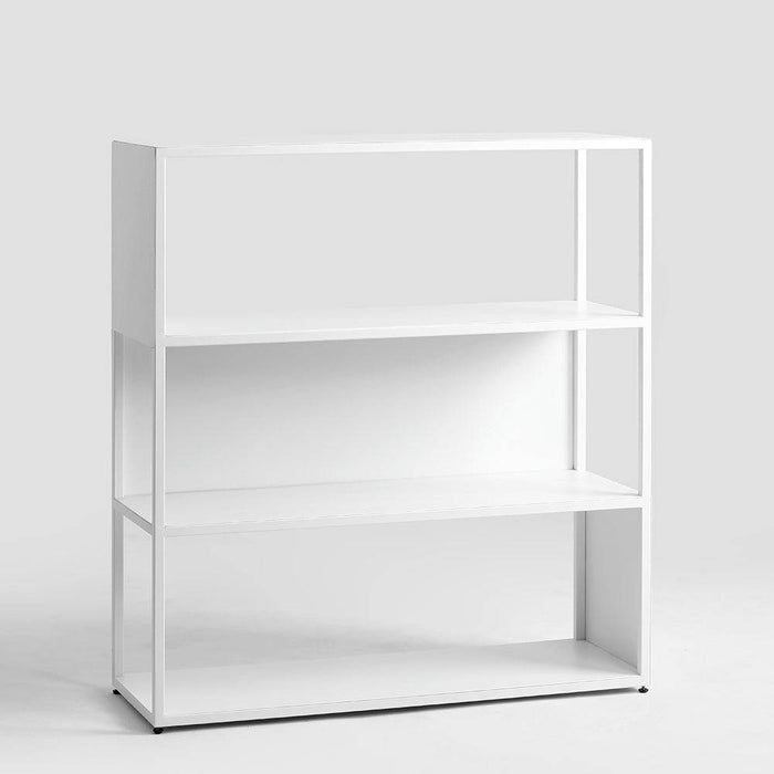 Libreria HYLLER SIDE METAL 100x110, bianco
