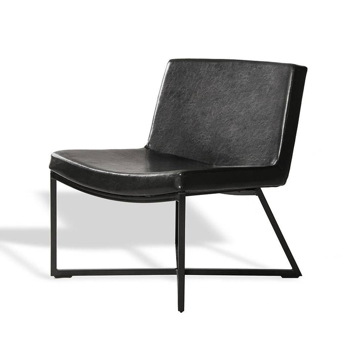 Poltrona ZERO - Ecopelle nera