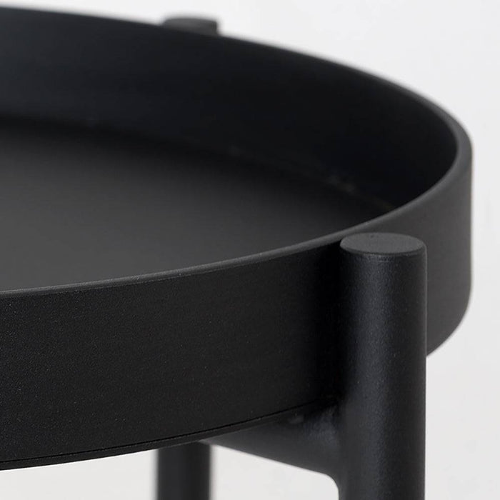 Tavolino da Caffè HANNA METAL 60 - Nero