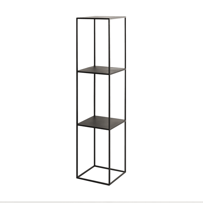 Libreria TENSIO PILLAR 3F 140x30, nero