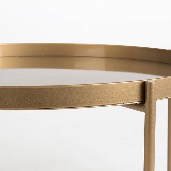 Tavolino da Caffè HANNA METAL 80 - Oro