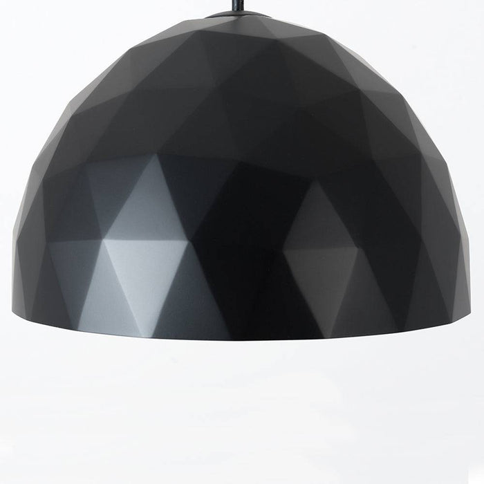 Lampada a Sospensione LEONARD L - Rame e Nero