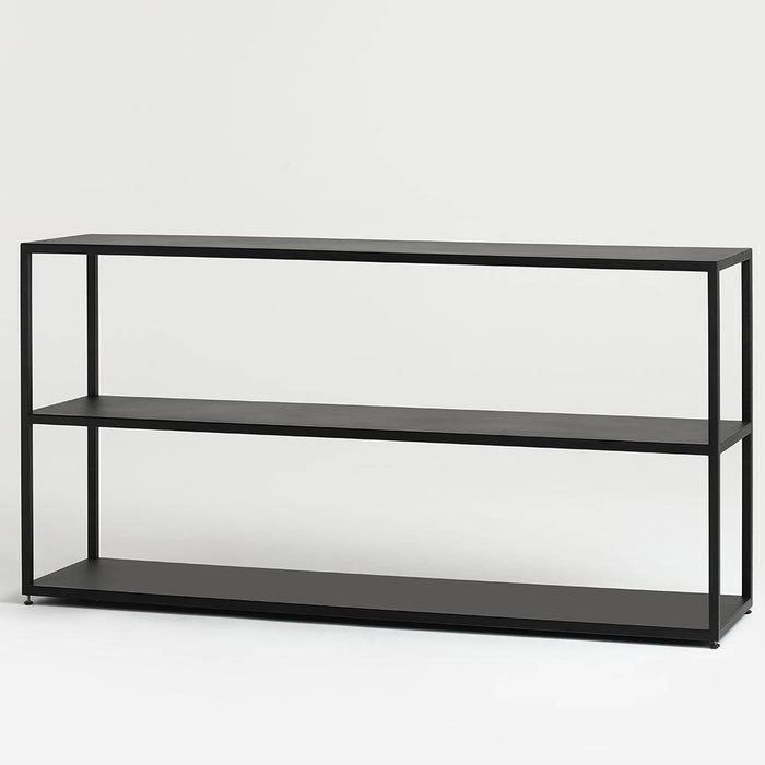 Libreria HYLLER METAL 150x75 - Nero