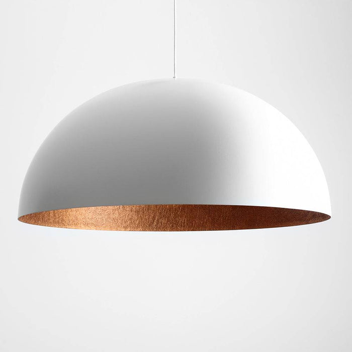 Plafoniera LORD 90 - Rame e Bianco