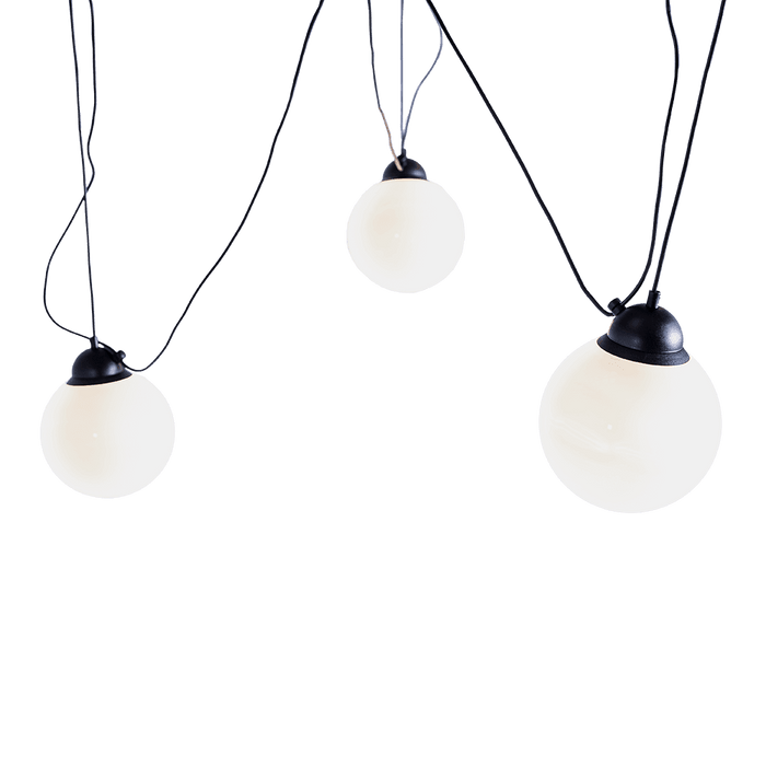 Lampada a sospensione POPO GLASS M 3 - nero