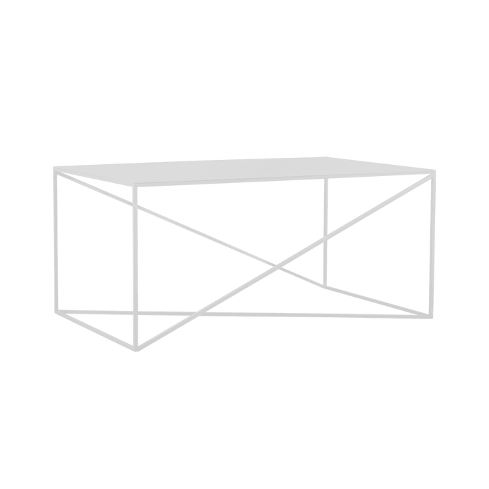 Tavolino MEMO METAL 100x60 Bianco