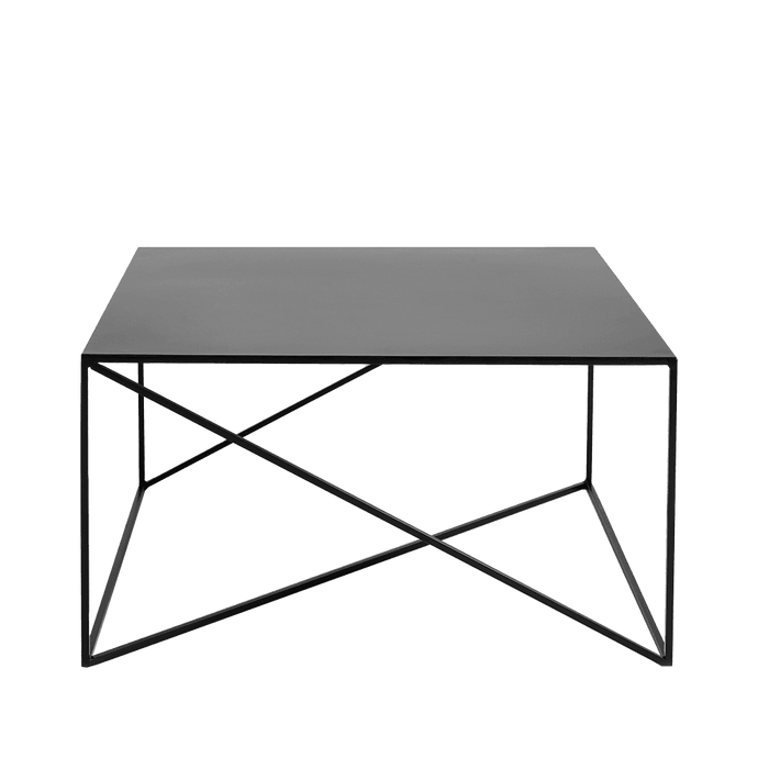 Tavolino MEMO METAL 100x100 Nero
