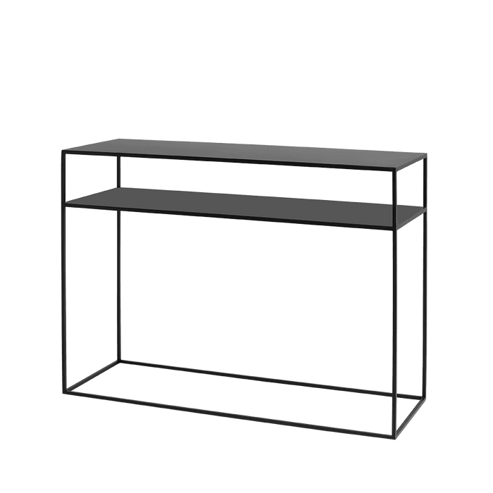 Console TENSIO 2 Floor Metal 100x35 - Nero