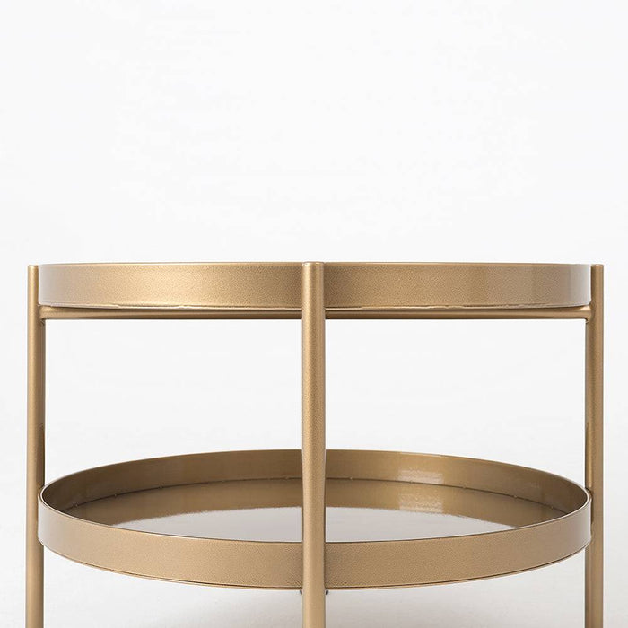 Tavolino da Caffè HANNA METAL 60 - Oro