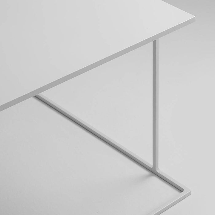 Tavolino WALT METAL 80 - Bianco