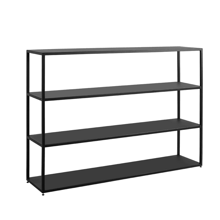 Libreria HYLLER METAL 150x110 - Nero