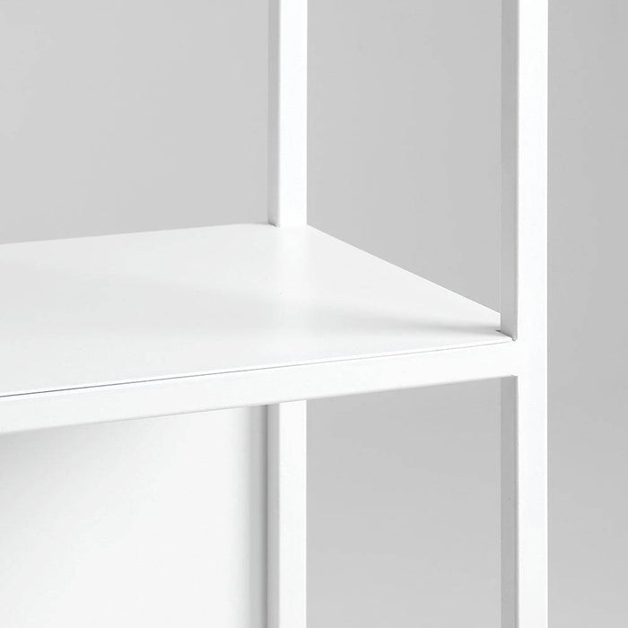 Libreria HYLLER SIDE METAL 100x110, bianco